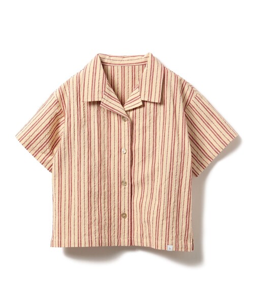 こども ビームス（コドモビームス）の「こども ビームス / ストライプ オープンカラー シャツ 24（90～130cm）（シャツ/ブラウス・キッズ・レッド/ブルー系その他4・130/120/110/100/90）」の18枚目の写真