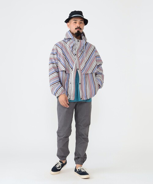 BEAMS PLUS(ビームスプラス)の「BEAMS PLUS / ジャカード ストライプ クルーザー ジャケット(ブルゾン・メンズ・ホワイト/オリーブ・XL/L/M/S)」の12枚目の写真