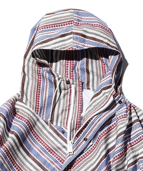 BEAMS PLUS(ビームスプラス)の「BEAMS PLUS / ジャカード ストライプ クルーザー ジャケット(ブルゾン・メンズ・ホワイト/オリーブ・XL/L/M/S)」の15枚目の写真