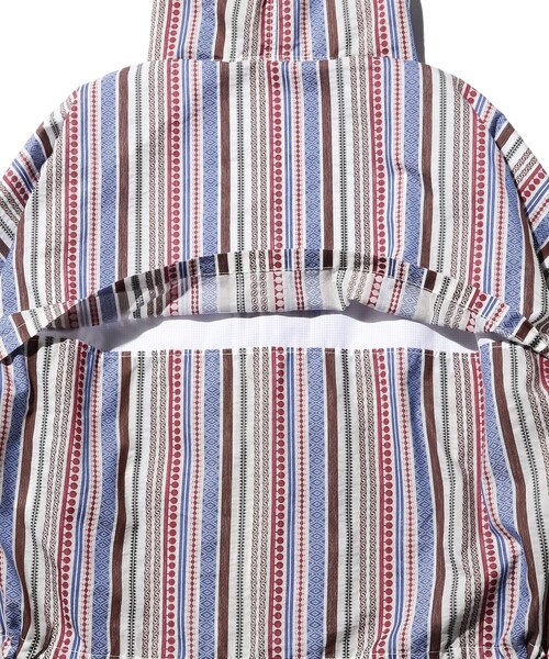 BEAMS PLUS(ビームスプラス)の「BEAMS PLUS / ジャカード ストライプ クルーザー ジャケット(ブルゾン・メンズ・ホワイト/オリーブ・XL/L/M/S)」の7枚目の写真
