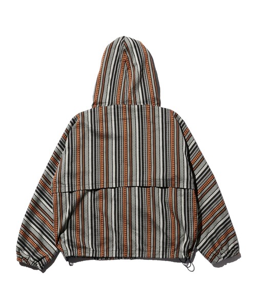 BEAMS PLUS(ビームスプラス)の「BEAMS PLUS / ジャカード ストライプ クルーザー ジャケット(ブルゾン・メンズ・ホワイト/オリーブ・XL/L/M/S)」の9枚目の写真