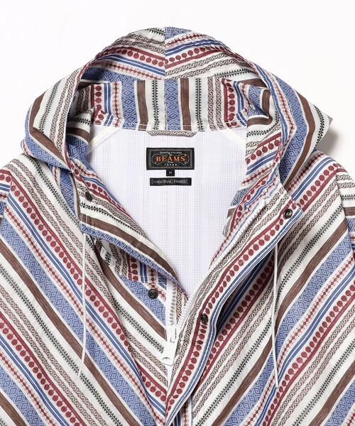 BEAMS PLUS(ビームスプラス)の「BEAMS PLUS / ジャカード ストライプ クルーザー ジャケット(ブルゾン・メンズ・ホワイト/オリーブ・XL/L/M/S)」の21枚目の写真