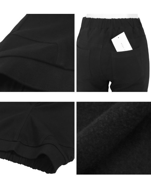 ■TOTEME■スリット入り スキニーパンツ 裏微起毛 ]選べる2タイプ 裾スリットストレッチスキニーパンツ