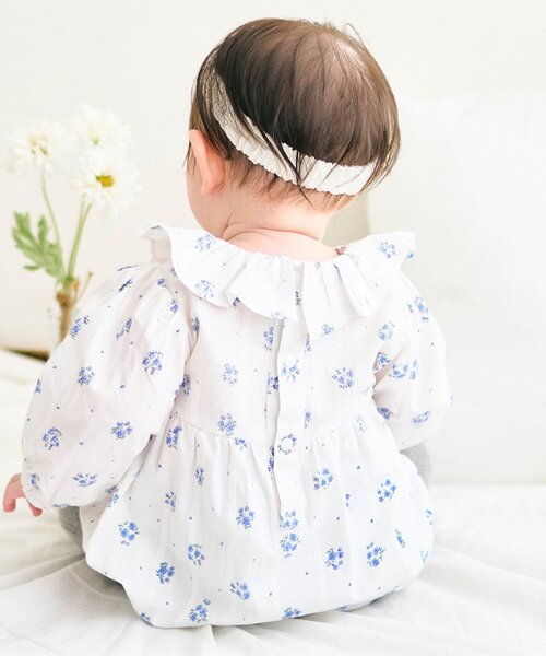apres les cours(アプレレクール)の「チュールレースヘアバンド(ヘアバンド・キッズ・アイボリー・56/46/50)」の3枚目の写真
