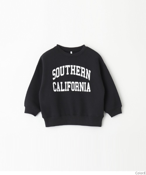 coca(coca)(コカ)の「キッズ 親子お揃い裏起毛カレッジアソートプリントスウェット(スウェット・キッズ・A/B/D/C/E/F・130/140/110/120)」の15枚目の写真