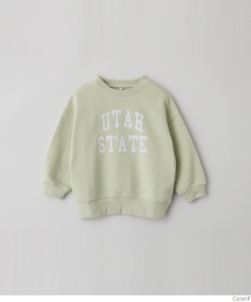 coca(coca)(コカ)の「キッズ 親子お揃い裏起毛カレッジアソートプリントスウェット(スウェット・キッズ・A/B/D/C/E/F・130/140/110/120)」の14枚目の写真