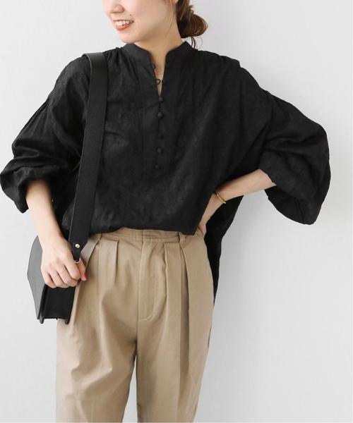 く*ん様 コットンジャガードギャザーブラウス JOURNAL STANDARD relume シャツ ブラウス 《追加》コットン