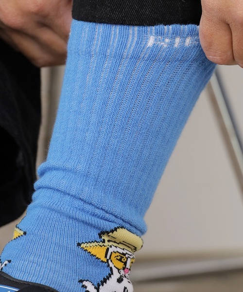 RIPNDIP（リップンディップ）の「RIPNDIP/リップンディップ NERMAL S THOMPSON SOCKS 靴下（ソックス/靴下・メンズ・ライトブルー・FREE）」の8枚目の写真