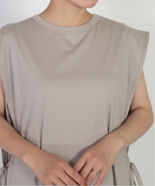 【セール】[ OWLEYE by domingo / アウルアイ ] 60/-シルケットスムース レイヤードワンピース（ワンピース）｜OWLEYE by domingo（アウルアイ バイドミンゴ）