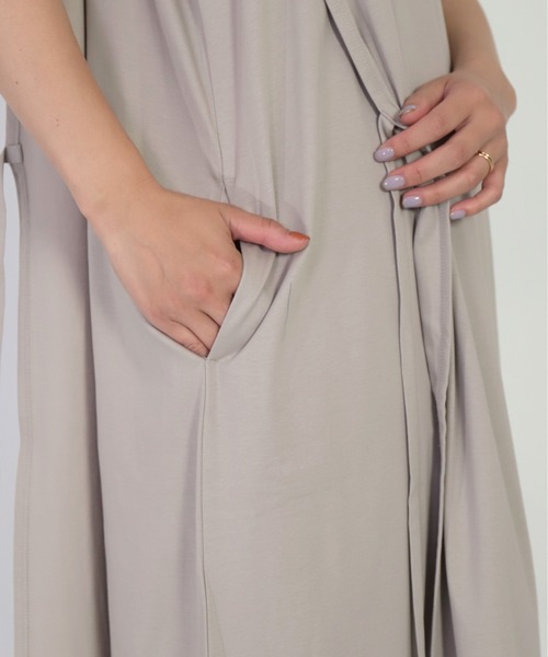 【セール】[ OWLEYE by domingo / アウルアイ ] 60/-シルケットスムース レイヤードワンピース（ワンピース）｜OWLEYE by domingo（アウルアイ バイドミンゴ）