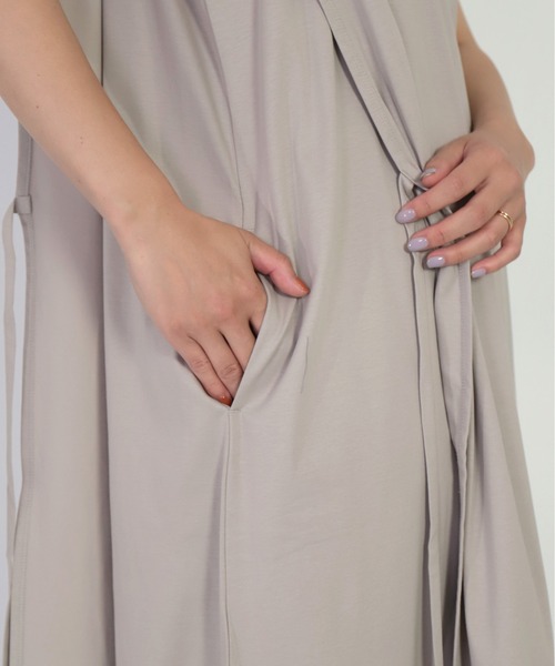 【セール】[ OWLEYE by domingo / アウルアイ ] 60/-シルケットスムース レイヤードワンピース（ワンピース）｜OWLEYE by domingo（アウルアイ バイドミンゴ）