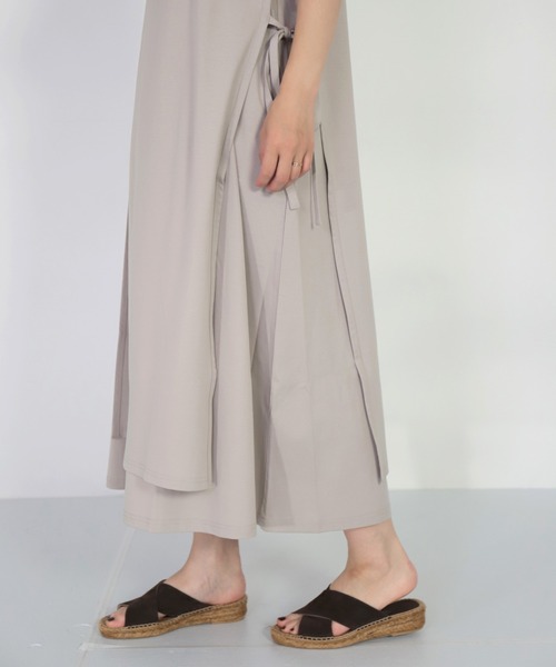 【セール】[ OWLEYE by domingo / アウルアイ ] 60/-シルケットスムース レイヤードワンピース（ワンピース）｜OWLEYE by domingo（アウルアイ バイドミンゴ）
