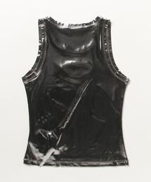 【最終値下げ】DIESEL メタリックタンクトップ シルバー タンクトップ レディース（DIESEL／レディースタンクトップ
