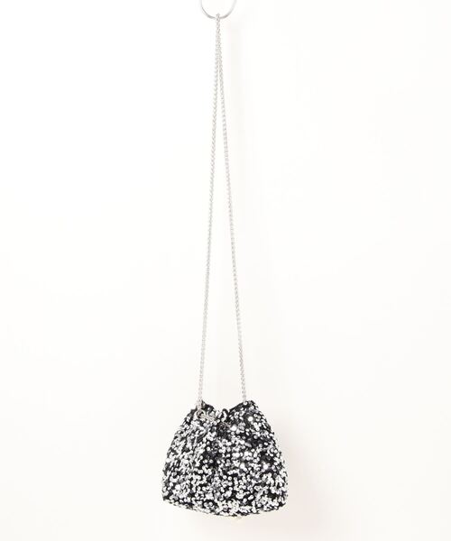 TONE SELECT GOODS(トーンセレクトグッズ)の「urbanfemine./スパンコールショルダーバッグ U7178(ショルダーバッグ・レディース・シルバー/ブラック・FREE)」の3枚目の写真