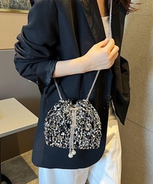 urbanfemine./スパンコールショルダーバッグ U7178