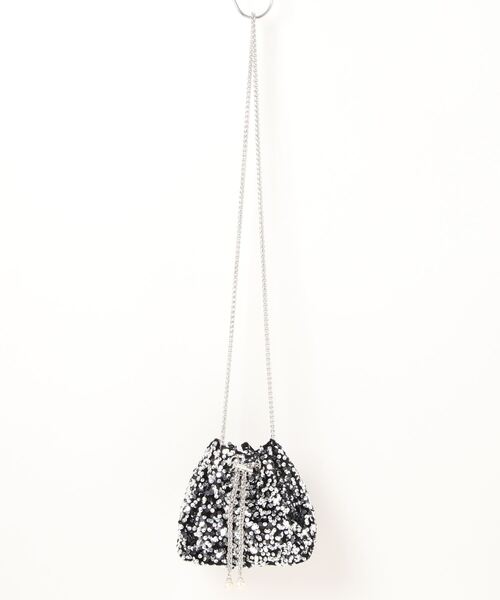 TONE SELECT GOODS(トーンセレクトグッズ)の「urbanfemine./スパンコールショルダーバッグ U7178(ショルダーバッグ・レディース・シルバー/ブラック・FREE)」の17枚目の写真