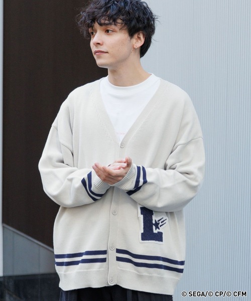 RAGEBLUE(レイジブルー)の「【プロジェクトセカイ×ZOZOTOWN】Leo/needコラボ サガラ刺繍ニットカーディガン(カーディガン/ボレロ・メンズ・アイボリー・MEDIUM/LARGE)」の6枚目の写真
