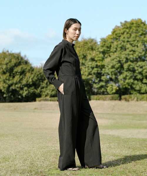 お値下げしました！SELECT MOCA ノーカラーウエストタックオールインワン select MOCA（セレクトモカ）の「ノーカラーウエストタック