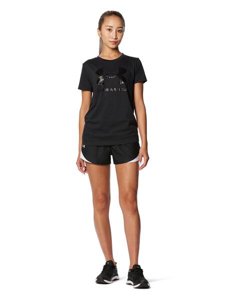 UNDER ARMOUR(アンダーアーマー)の「UAライブ スポーツスタイル グラフィックショートスリーブ クルー(トレーニング/レディース)(Tシャツ/カットソー・レディース・ブラック系その他・L/S)」の3枚目の写真