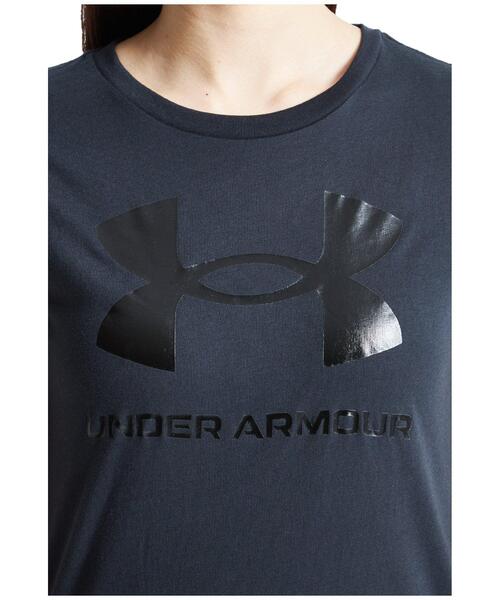 UNDER ARMOUR(アンダーアーマー)の「UAライブ スポーツスタイル グラフィックショートスリーブ クルー(トレーニング/レディース)(Tシャツ/カットソー・レディース・ブラック系その他・L/S)」の8枚目の写真