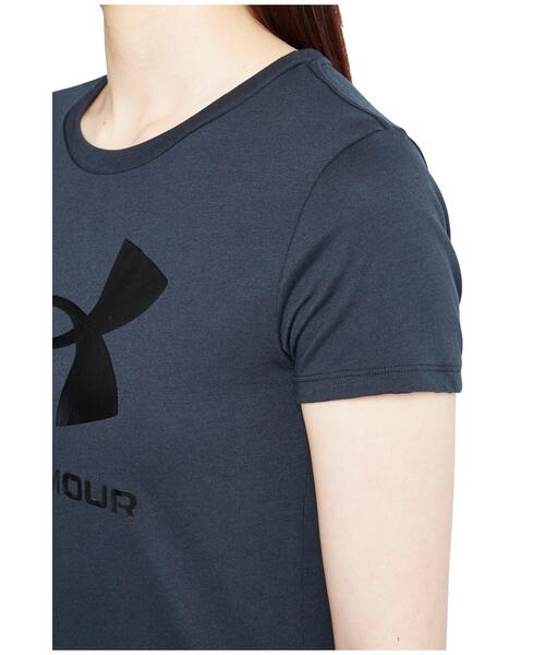 UNDER ARMOUR(アンダーアーマー)の「UAライブ スポーツスタイル グラフィックショートスリーブ クルー(トレーニング/レディース)(Tシャツ/カットソー・レディース・ブラック系その他・L/S)」の9枚目の写真