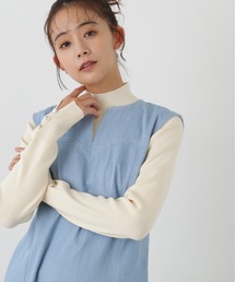 N.（N. Natural Beauty Basic） | ◆スリットカフス総針ニット(ニット/セーター)