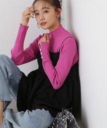 N.(N. Natural Beauty Basic) | ◆スリットカフス総針ニット(ニット/セーター)