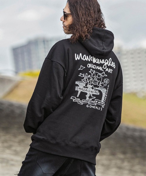 Mark Gonzales Hoodie Gray New Collection @adidasterrex X Mark