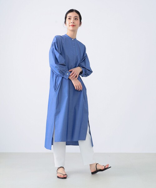 ■専用■美品 デミルクスビームス 2024SS ギャザースリーブ ワンピース Demi-Luxe BEAMS（デミルクス ビームス）の「Demi-Luxe BEAMS