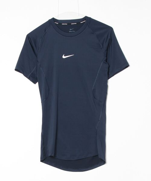 NIKE(ナイキ)の「NIKE/ナイキ AS M NP DF TIGHT TOP SS/タイト ショートスリーブ フィットネストップ(その他アンダーウェア/インナー・メンズ・ネイビー/ブラック/ホワイト・L/M/2XL/XL/S)」の7枚目の写真
