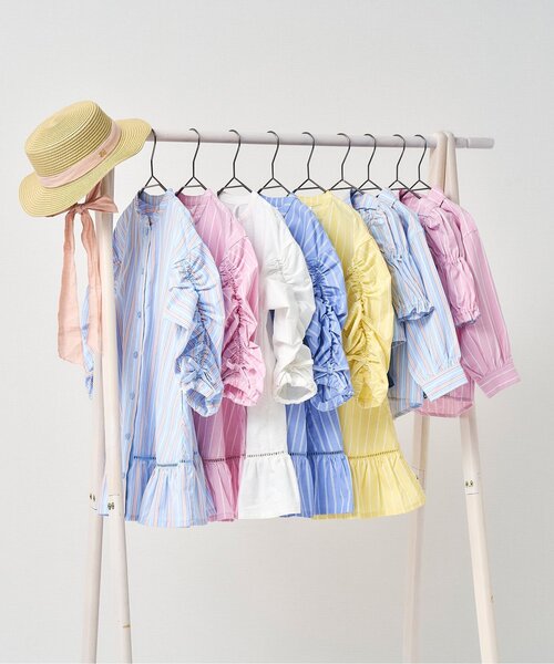 apres les cours（アプレレクール）の「【リンク/一部WEB限定カラー】アプレのマルチワンピ（ワンピース・キッズ・ブルー/オフホワイト/サックスブルー/ピンク/イエロー・80/90/100/110/120/130/140）」の10枚目の写真