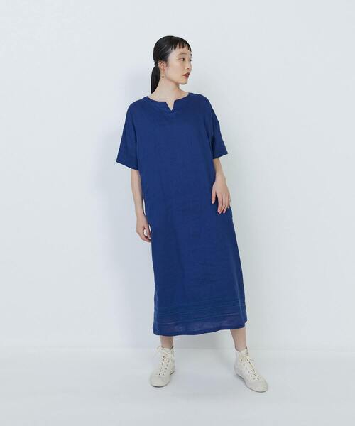 LOISIR（ロワズィール）の「リネンエンブロイダリーワンピース