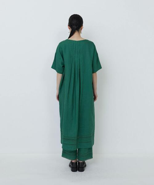 LOISIR（ロワズィール）の「リネンエンブロイダリーワンピース
