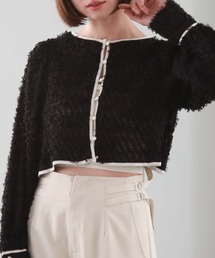 2wayフリンジパイピングブラウス