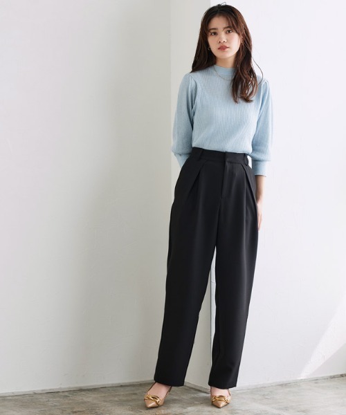 Pierrot(ピエロ)の「タックコクーンパンツ(その他パンツ・レディース・チャコール/アイボリー/ブラック・M/L)」の18枚目の写真