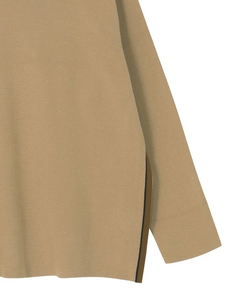 ZUCCa（ズッカ）の「ミラノリブニット / ニットプルオーバー / (O)（ニット/セーター・レディース・ダークグレー/ベージュ/ライトグレー・M size）」の14枚目の写真