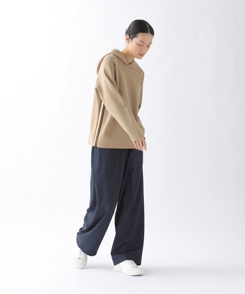 ZUCCa（ズッカ）の「ミラノリブニット / ニットプルオーバー / (O)（ニット/セーター・レディース・ダークグレー/ベージュ/ライトグレー・M size）」の9枚目の写真