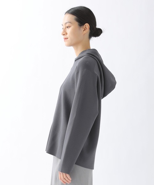 ZUCCa（ズッカ）の「ミラノリブニット / ニットプルオーバー / (O)（ニット/セーター・レディース・ダークグレー/ベージュ/ライトグレー・M size）」の5枚目の写真