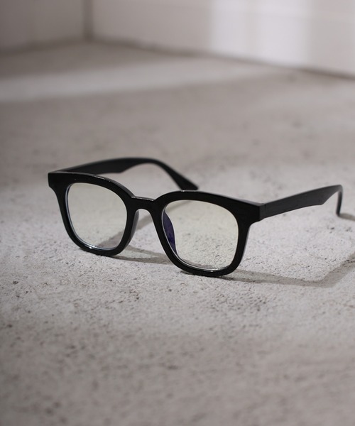 Birthday room(バースデイルーム)の「ブルーライトカットセルフレーム伊達メガネ / blue light cut cell frame glasses(メガネ・レディース・ブラック/ブラウン/クリア・FREE)」の5枚目の写真