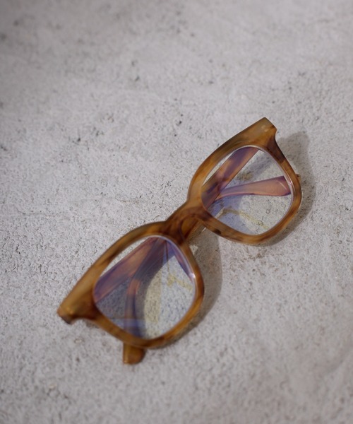 Birthday room(バースデイルーム)の「ブルーライトカットセルフレーム伊達メガネ / blue light cut cell frame glasses(メガネ・レディース・ブラック/ブラウン/クリア・FREE)」の7枚目の写真