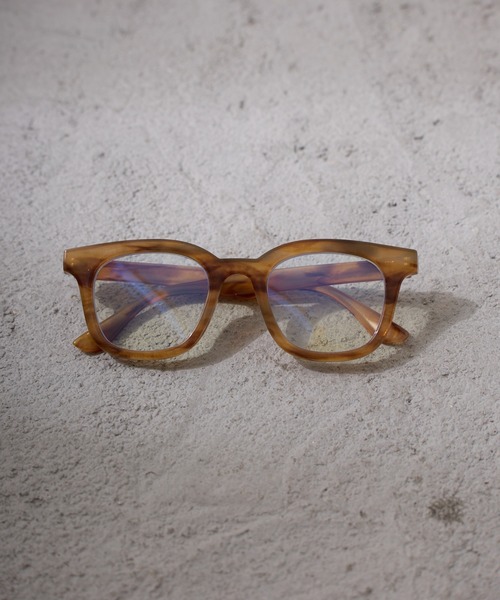 Birthday room(バースデイルーム)の「ブルーライトカットセルフレーム伊達メガネ / blue light cut cell frame glasses(メガネ・レディース・ブラック/ブラウン/クリア・FREE)」の22枚目の写真