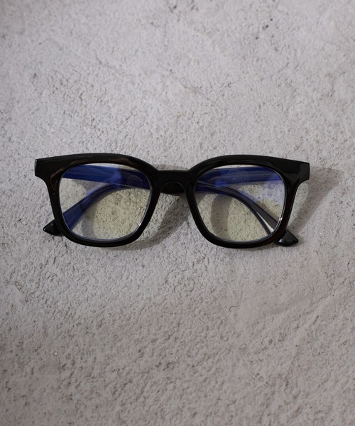 Birthday room(バースデイルーム)の「ブルーライトカットセルフレーム伊達メガネ / blue light cut cell frame glasses(メガネ・レディース・ブラック/ブラウン/クリア・FREE)」の18枚目の写真