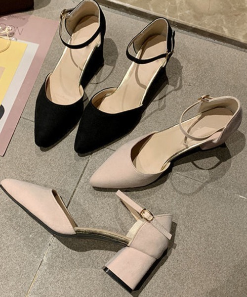 Miniministore(ミニミニストア)の「セパレートストラップ パンプス 結婚式(パンプス・レディース・ブラック/ライトベージュ・24.5cm/23.0cm/24.0cm/22.5cm/23.5cm)」の11枚目の写真
