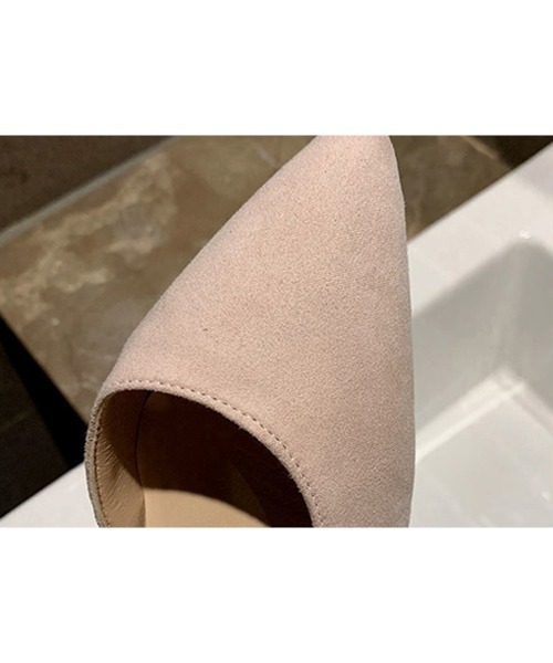 Miniministore(ミニミニストア)の「セパレートストラップ パンプス 結婚式(パンプス・レディース・ブラック/ライトベージュ・24.5cm/23.0cm/24.0cm/22.5cm/23.5cm)」の14枚目の写真