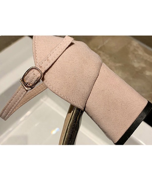 Miniministore(ミニミニストア)の「セパレートストラップ パンプス 結婚式(パンプス・レディース・ブラック/ライトベージュ・24.5cm/23.0cm/24.0cm/22.5cm/23.5cm)」の15枚目の写真