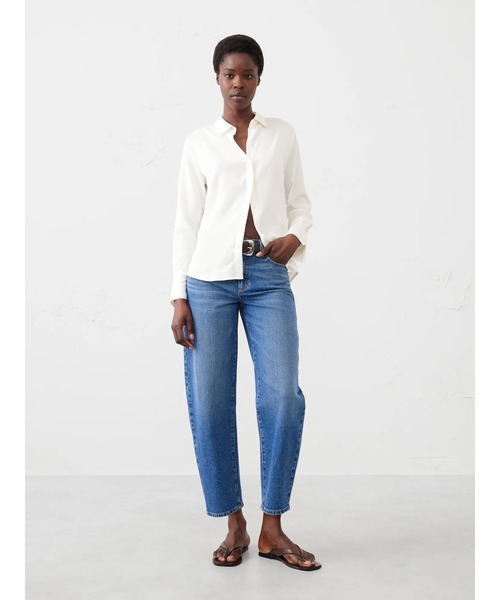 BANANA REPUBLIC FACTORY STORE（バナナリパブリック ファクトリーストア）の「BANANA REPUBLIC FACTORY STORE　　シルキークラシックシャツ（シャツ/ブラウス・レディース・グリーン/ネイビー/ブラック/ホワイト/ブラック系その他/ブラック系その他2/グリーン系その他/ライトブルー/ブルー系その他・S/M/L/XS）」の12枚目の写真