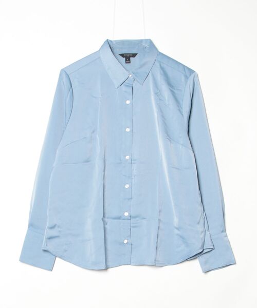 BANANA REPUBLIC FACTORY STORE（バナナリパブリック ファクトリーストア）の「BANANA REPUBLIC FACTORY STORE　　シルキークラシックシャツ（シャツ/ブラウス・レディース・グリーン/ネイビー/ブラック/ホワイト/ブラック系その他/ブラック系その他2/グリーン系その他/ライトブルー/ブルー系その他・S/M/L/XS）」の18枚目の写真