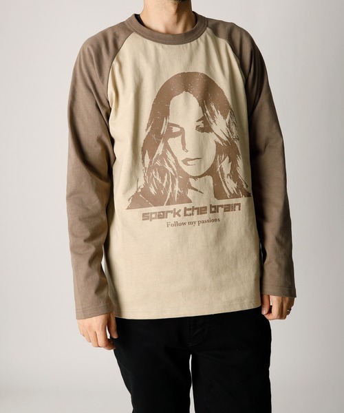 INASTUDIOS ZOO(イーナストゥディオスズー)の「「INASTUDIOS SELECT」プリントラグランTシャツ(Tシャツ/カットソー・メンズ・グレー系その他2/グレー系その他3/ホワイト系その他/ベージュ系その他/ベージュ系その他2/グレー系その他/ホワイト系その他2/ベージュ系その他3/ホワイト系その他3・LARGE/X-LARGE/MEDIUM)」の8枚目の写真