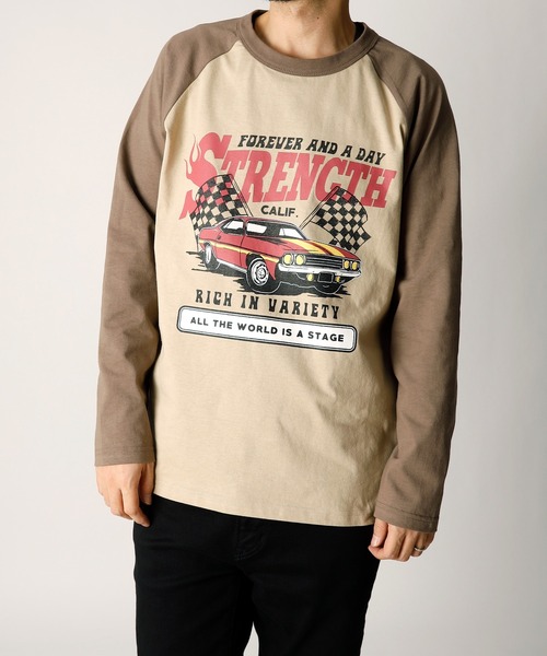 INASTUDIOS ZOO(イーナストゥディオスズー)の「「INASTUDIOS SELECT」プリントラグランTシャツ(Tシャツ/カットソー・メンズ・グレー系その他2/グレー系その他3/ホワイト系その他/ベージュ系その他/ベージュ系その他2/グレー系その他/ホワイト系その他2/ベージュ系その他3/ホワイト系その他3・LARGE/X-LARGE/MEDIUM)」の9枚目の写真