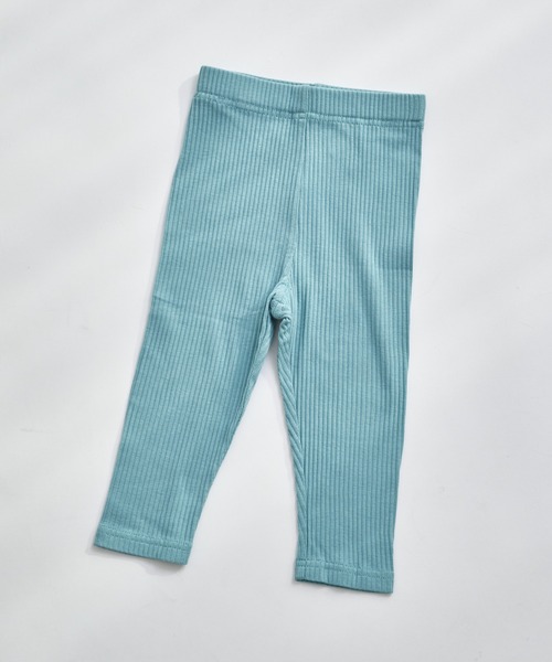 pairmanon（ペアマノン）の「無地 花柄 7分丈 リラックスリブレギンス（レギンス/スパッツ・キッズ・ブルー系その他/パープル/ホワイト系その他/ピンク/テラコッタ/アイボリー/ブラック/イエロー系その他/ライトベージュ/グレイッシュベージュ/ライトイエロー/モカ/ブルー/ピンク系その他/ブラック系その他2/ライトピンク/ブルー系その他2/ブラック系その他/ホワイト系その他2/オレンジ系その他/ブラウン/グリーン系その他/ベージュ・100/110/120/130/140/150/80/90/70）」の16枚目の写真